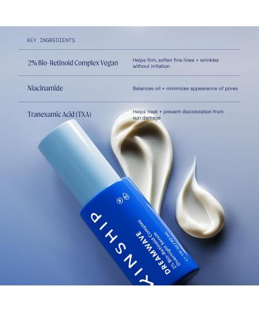 Buy Kinship Dreamwave 2% Bio-Retinoid Overnight Renewal Serum - Anti-Aging for Sensitive Skin Smooth Wrinkles & Brighten Complexion - 1 Oz | Free International Shipping - Buy Online on GoSupps.com