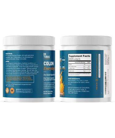 Dr. Tobias Colon Everyday Health & Colon 14 Day Cleanse Psyllium Fiber Powder Drink with 4g Psyllium Husk per Serving & Herbal Cleanse Capsules Supports Gut Health Regularity & Digestive Detox - Buy Online on GoSupps.com