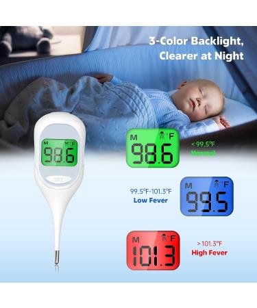 Mommed Baby Thermometer | 3 Measurement Modes | Fast & Accurate | LCD Display | Infants, Newborns, Toddler Kids - Buy Online on GoSupps.com