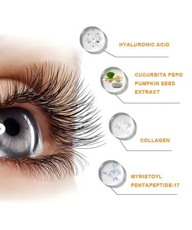 Eyelash Growth Serum | Organic Lash Enhancer for Longer Thicker Lashes & Brows - 3ml - Buy Online on GoSupps.com
