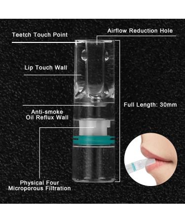 Cigarette filter 200 pieces cigarette filter attachment antitar filter for cigarettes cigarette filter attachment for less tar and nicotine normal - Buy Online on GoSupps.com