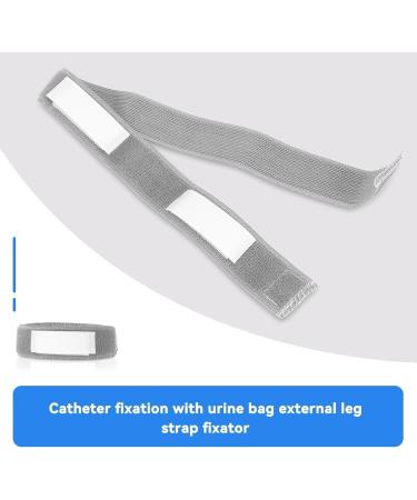Adjustable Non-Slip Catheter Leg Holder - 2 Pack | Urine Bag Catheter Fixing Band & Hose Holder - Buy Online on GoSupps.com