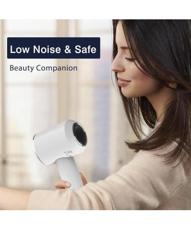 Buy 110 000RPM Low Noise Thermo-Control Hair Dryer - 1300W High-Speed Ionic Blow Dryer (White) for Fast Drying International Shipping Available - Buy Online on GoSupps.com