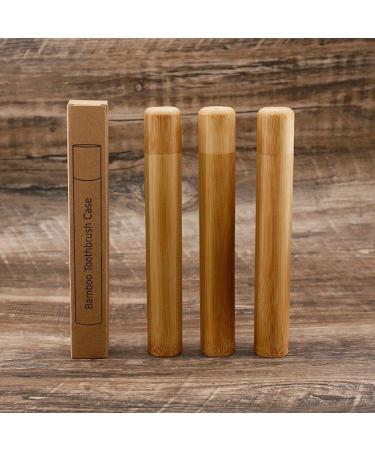 Eco-Friendly Bamboo Toothbrush & Travel Case Set - Reusable BPA-Free Portable & Washable - Buy Online on GoSupps.com