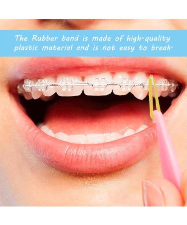 Buy 300PCs Dental Orthodontic Latex Elastics | Elastic Braces Gum & Toothed Gum Pull Tapes | High-Quality Rubber Bands for Orthodontics - Buy Online on GoSupps.com