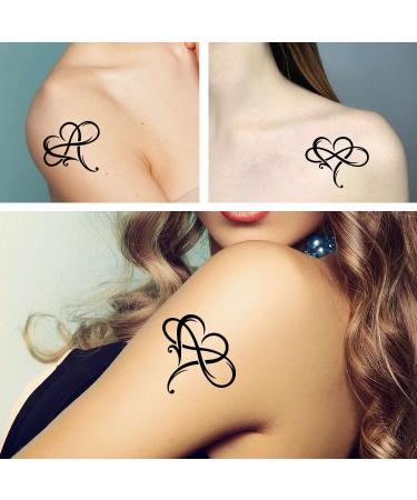Infinity Heart Temporary Tattoos - 6 Sheets for Men & Women | Eternal Love Symbol Design - Buy Online on GoSupps.com