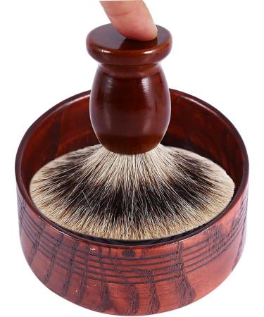 Premium Wooden Shaver Bowl & Cup for Men | Natural Razor Tool & Cleaning Foam | Sha-Ver Ra-Zor - Buy Online on GoSupps.com