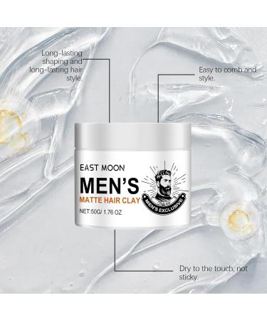 Matte Hair Clay for Men Styling Clay for Styling and Smoothing Frizz Long Lasting Styling Clear Styling Gel High Volume Natural Styling Professional Edge Control - Buy Online on GoSupps.com