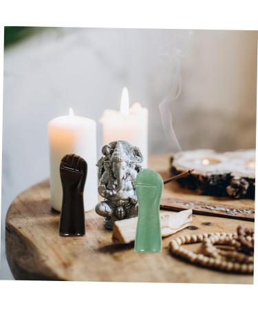 FOMIYES Fist Crystal Column Decor Set - Amethyst Aura Crystals for Home & Ear Pads - Unique Rose Crystal Tower & Mineral Wand Decorations - Buy Online on GoSupps.com