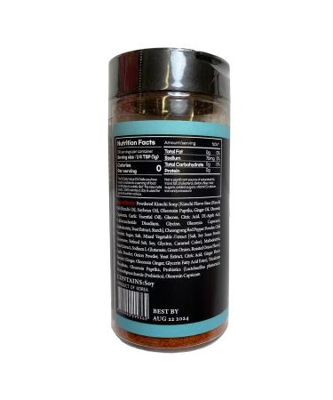 HOXY Journey of Korea Kimchi Seasoning Mix 3.5 oz - ORIGINAL Spicy Seasoning Mix  Rich in Probiotics  Vegan  Gluten Free  NON- GMO  BBQ Dry Rub for Chicken  Pork  Seafood & Vegetables (3.5Oz (Pack of 1)) - Buy Online on GoSupps.com