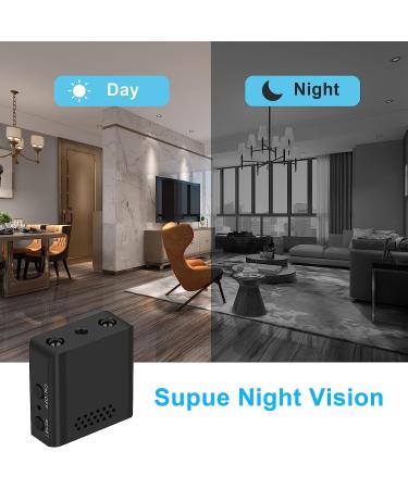 Newfun Mini WiFi Hidden Camera 1080p HD Nanny Cam with Night Vision & Motion Detection - Remote Viewing on iOS & Android App - Buy Online on GoSupps.com