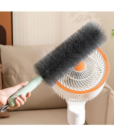 Floor Fan Cleaning Brush - Washable Cleaning Duster | Washable Cobweb Brush | Reusable Hand Crevice Brush | Dusters for Car Air Conditioner with Rope and Sponge Brush Green - Buy Online on GoSupps.com
