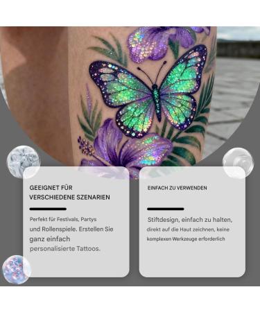  Sionhiuo Skin Painting Pencils 10 Colors Skin Friendly Long Lasting Fine Point Skin Pencils for Birthday Cosplay Festival Makeup Party - Buy Online on GoSupps.com