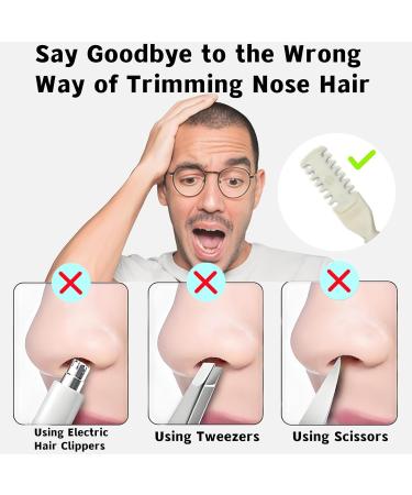 2024 Nasal Hair Cutter - 360 Rotating Manual Nose & Ear Trimmer for Men & Women | Portable 2-in-1 Design for Effortless Grooming - Buy Online on GoSupps.com