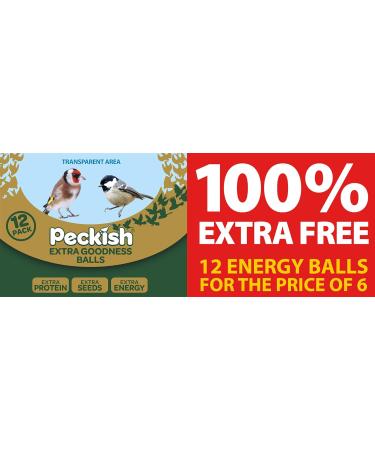 Peckish Extra Goodness Energy Ball 6 + 100% Extra Free 840g - Single Pack - Buy Online on GoSupps.com