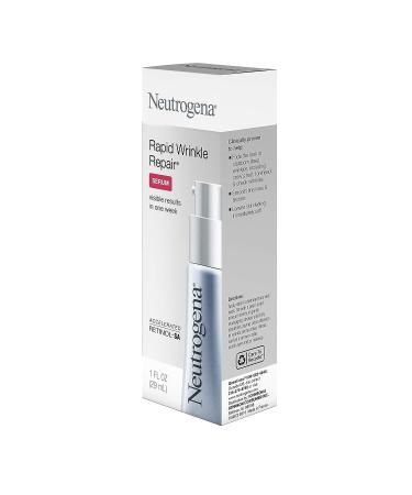 Neutrogena Rapid Wrinkle Repair Retinol Serum with Hyaluronic Acid & Glycerin | Anti-Aging Facial Serum 1 fl. oz - Buy Online on GoSupps.com