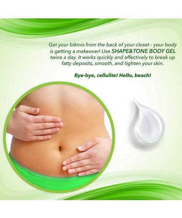 Natural Anti-Cellulite Body Wrap: Firming & Shaping Contouring Patch - 5 Wraps + Gel - Buy Online on GoSupps.com