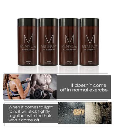 Buy Minnow 4 Hair Fiber - Bulk Hair for Men & Women Natural Look Hair Concealer for Baldness (Light Brown) - International Shipping Available - Buy Online on GoSupps.com