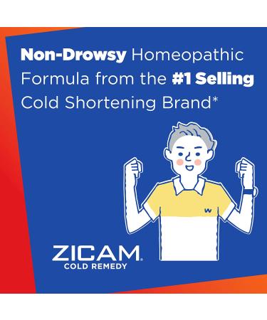 Zicam Cold Remedy Zinc Rapidmelts Citrus Flavor 25 Count - Fast-Acting Relief | Pack of 1 - Buy Online on GoSupps.com
