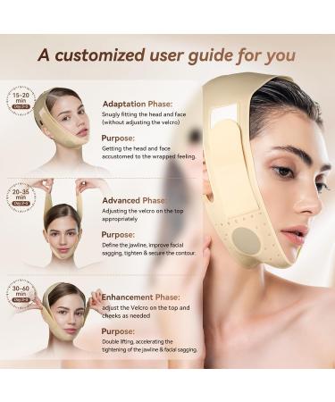 Reusable V Line Face Strap - Soft Silicone Chin Strap for Women (23-27 Inches Skin Tone) - Boost Your Jawline - Buy Online on GoSupps.com