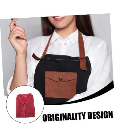 FRCOLOR Hairstylist Work Clothes Clothing Work Dress Dog Grooming Workwear Barber Apron Pet Grooming Work Wear Grooming Clothes Red Uniform Men and Women Hair Dye Nylon Polyester - Buy Online on GoSupps.com
