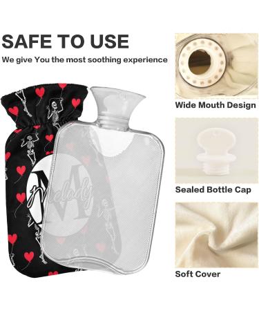 Personalized 2L Skeletal Heat Bottle | Valentine's Day Gift | Hot Water Bottles for Pain Relief & Warmth - Buy Online on GoSupps.com