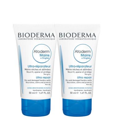 Bioderma - Atoderm - Hands and Nails Cream - Nourishes and Restores - Hand Cream for Sensitive Dry to Very Dry Hands