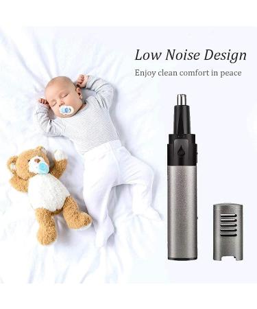 Portable Ear & Nose Hair Trimmer - USB Rechargeable & Stainless Steel Blade for Men & Women - Multi-Functional Facial Hair Remover (Black - Buy Online on GoSupps.com