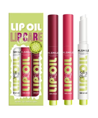 Tinted Lip Balm Hydrating Coloured Lip Balms Natural Glossy Finish Long Lasting Moisturizing Lip Care Balm Repairing Lip Lines And Prevents Dry Cracked Lip Care Gift For Girls Women (SET A)