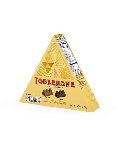 Toblerone Tiny Swiss Chocolate Gift Set Dark Chocolate Milk Chocolate Candy Bars with Honey  Almond Nougat 7.05 oz (25 Pieces) - Buy Online on GoSupps.com