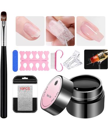  Opilroyn Broken Nail Repair Kit Nail Strengthening Gel 5g Glue Gel Tweezers File Tweezers for Girls Damaged Broken Cracked Manicure Care Daily Maintenance - Buy Online on GoSupps.com