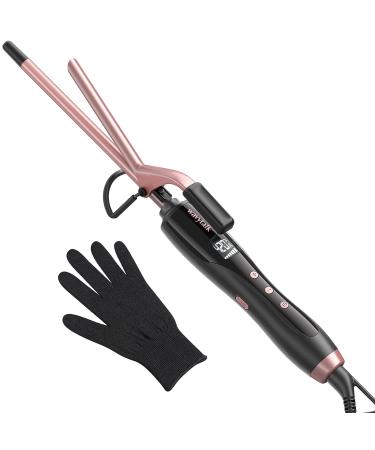  Wavytalk 5 in 1 Curling Iron,Curling Wand Set with Curling  Brush and 4 Interchangeable Ceramic Curling Wand(0.5”-1.25”),Instant Heat  Up,Include Heat Protective Glove & 2 Clips : Beauty & Personal Care