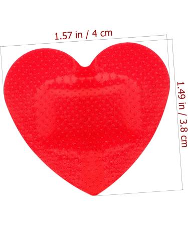 Buy FRCOLOR 25pcs Heart Shaped Stickers - Self-Adhesive Care Patches & Bandages for Home Use | Red Heart Stickers (3.80X3.20X0.20CM) - Fast International Shipping - Buy Online on GoSupps.com