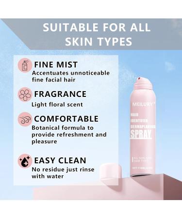 Hair Identifier Spray for Face Shaving & Dermaplaning | Skin Body Hair Identifying Spray for Women - Buy Online on GoSupps.com