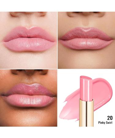 Oulac Rouge L vres Nourrissant Rose Nourrit & Assouplit Texture Hydratante Soins des Levre Baume a Levre Teint Hydratez et Repulpez les L vres S ches Vegan 20 Pinky Swirl - Buy Online on GoSupps.com