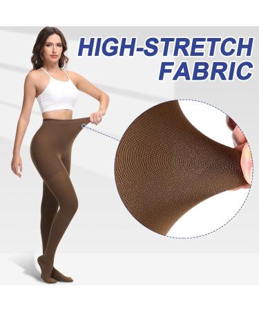 Beaister Medical Compression Stockings for Women & Men - 20-30 mmHg Support Stockings for Varicose Veins & Edema - Opaque Toe Wrap - XXL Brown - Buy Online on GoSupps.com