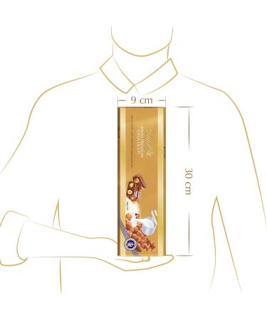 Lindt - SWISS PREMIUM CHOCOLATE Bar - Milk Chocolate with Hazelnuts 300g - Buy Online on GoSupps.com