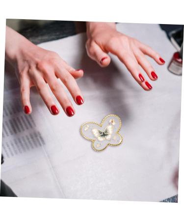 tool gel nail oil nail polish manicure color mixing pallet nail painting palette nails polish pallet nail painting pallet nail display palette resin Pentagram nail art 6.9x5.6cm Golden - Buy Online on GoSupps.com