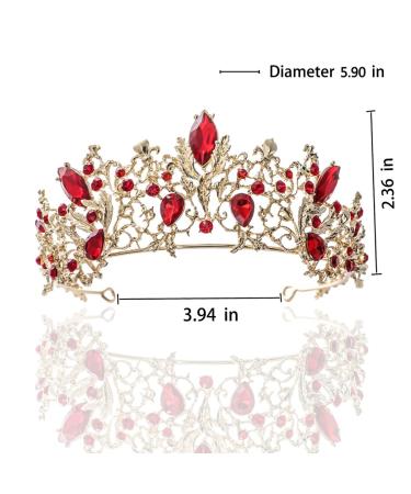 Jovono Wedding Crowns & Tiaras | Elegant Crystal Hair Accessories for Women - International Shipping - Buy Online on GoSupps.com