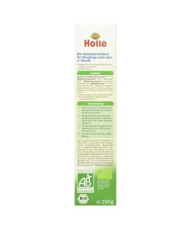 Holle Organic Milk Porridge Spelt - 250g | Healthy Baby Food | International Shipping Available - Buy Online on GoSupps.com