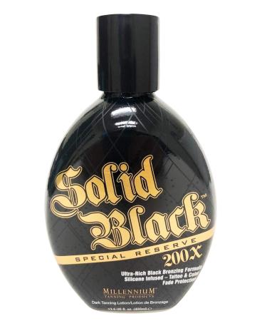 2 Pack - Millennium Tanning Solid Black Special Reserve 200x + Millennium Tanning Solid Black Hypoallergenic Tan Maximizer w Hemp - Buy Online on GoSupps.com