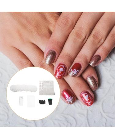 minkissy 1 Set Nail Plate Nail Print Tool Nail Art Stamping Nail Jelly Stamper Nail Image Plate Nail Art Images Silicone Nail Tools Nail Printing Template Image Board Steel Plate Manicure - Buy Online on GoSupps.com