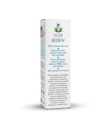Aloe Cadabra BEDEW Organic Intimate Moisturizer - Relief for Vaginal Dryness & Menopause | 2.9 oz - International Shipping Available - Buy Online on GoSupps.com