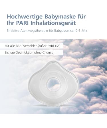 Pari Baby Mask Size 2 - Inhalation Mask for Babies with Baby Angle | Compatible with Inhalation Devices - Buy Online on GoSupps.com