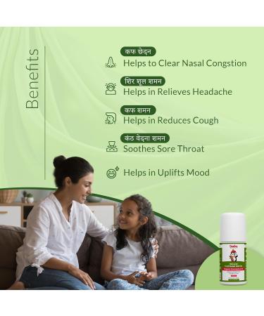 Baby.Organo Natural Cold Relief Roll On with Organic Eucalyptus Oil for Cold and Cough l Nose Block l Chest Congestion 40ml - Buy Online on GoSupps.com