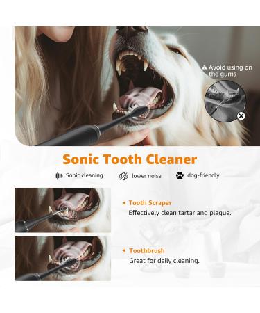 Effective Sonic Electric Plaque Tartar Remover for Dogs & Cats - Rechargeable Tooth Cleaning Kit - Buy Online on GoSupps.com