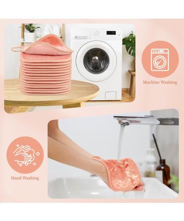 NineEigh Microfiber Makeup Towels - 15 Pack Washable 15x15 cm Face Cleaning Cloths for Daily Use & Travel - Eco-Friendly Orange - Buy Online on GoSupps.com
