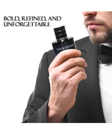 Men's Cologne Savannah Eau De Toilette Body Spray Fragrance For Men- Daywear Casual Daily Perfume Set with Suede Pouch- 3.4 Fl Oz Bottle- Ideal EDT Beauty Gift for Birthday Anniversary - Buy Online on GoSupps.com