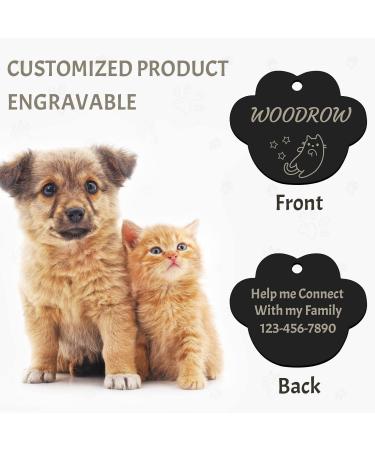 Personalized Engraved Dog Tags | Custom Stainless Steel Pet ID Badges for Dogs & Cats - Various Shapes & Styles - Buy Online on GoSupps.com