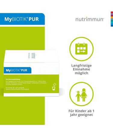 Nutrimmun MyBiotik PUR - 90 Portions of Metabolic-Active Dietary Supplement Powder with Probiotics Biotin & Vitamin B2 for Skin Health - International Shipping Available - Buy Online on GoSupps.com